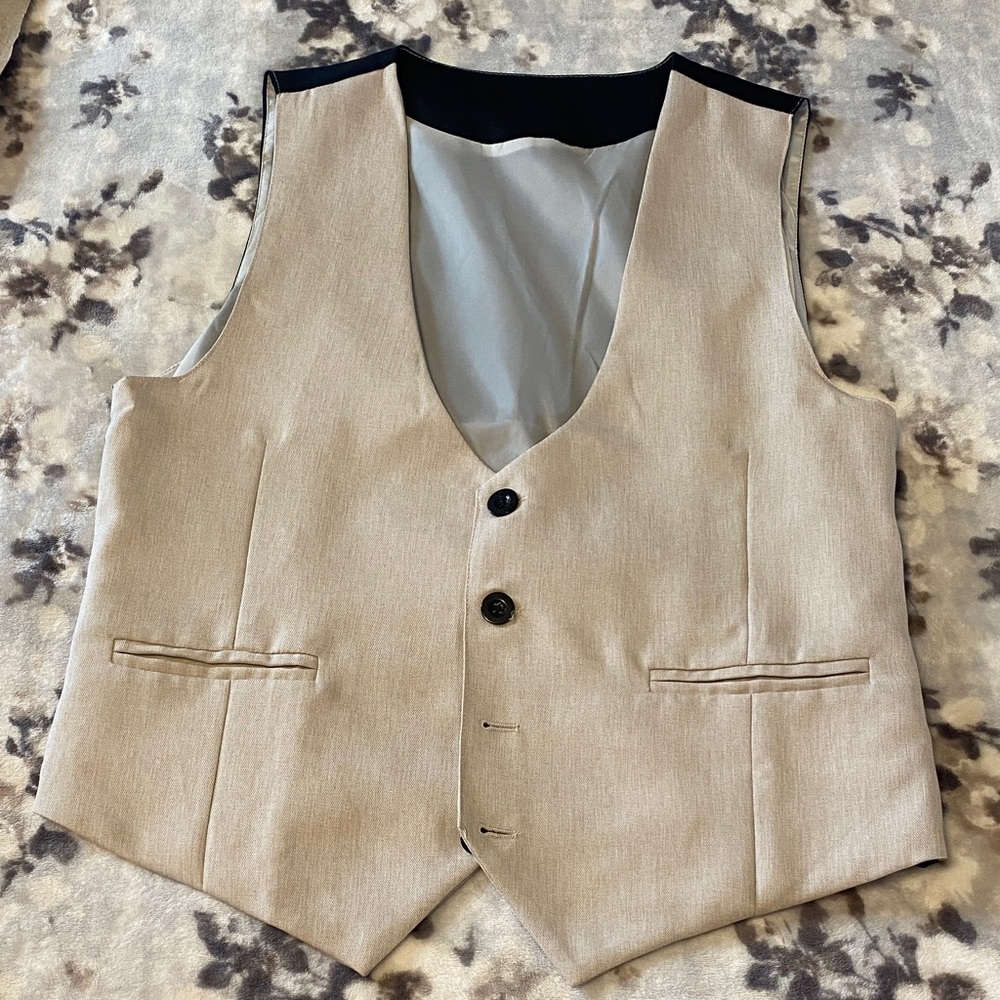 Men's Beige Vest